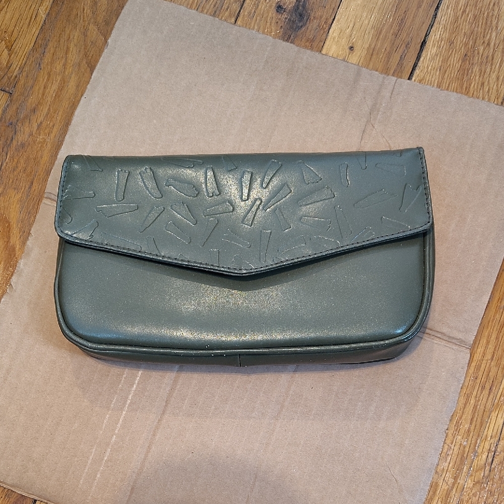 Chic Olive Green Clutch